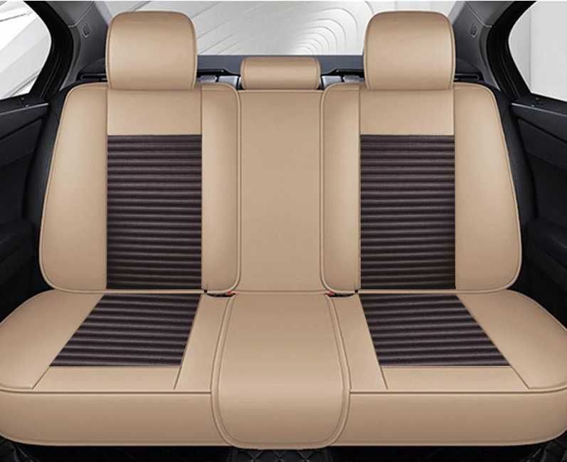 Пълен К-кт Универсална Тапицерия Калъфи За Седалки Еко Кожа и Текстил