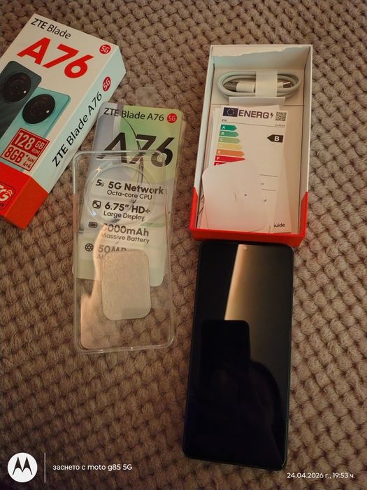 ZTE BLADE A76 чисто нов