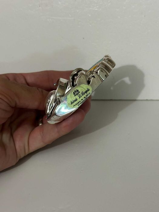 RAMA FOTO COPII Laminata ARGINT 925 - Miniatura - Mica + Email !