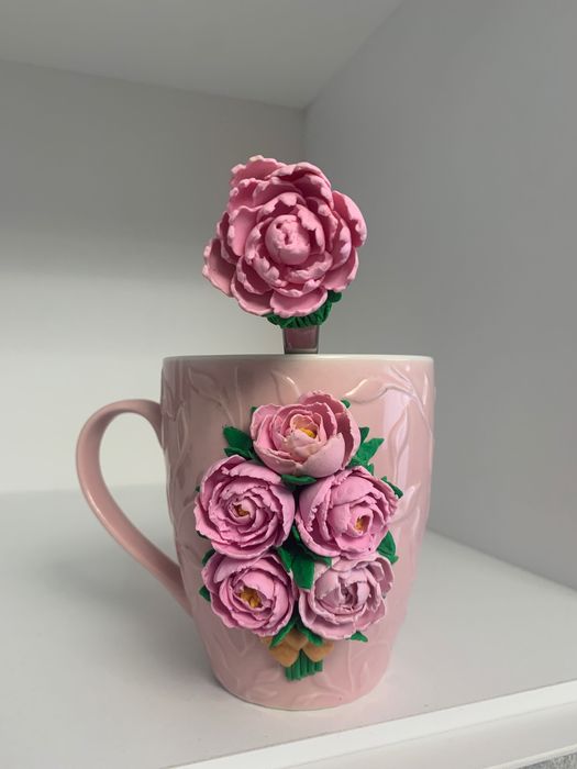 Seturi cana si lingurita modelate cu lut fimo