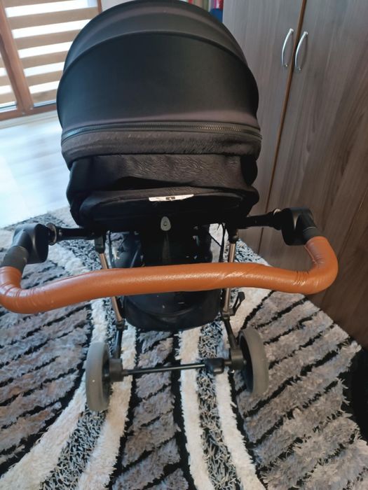 Lorelli Premium Детска количка CRYSTA 3в1 BLACK DIAMOND + чанта