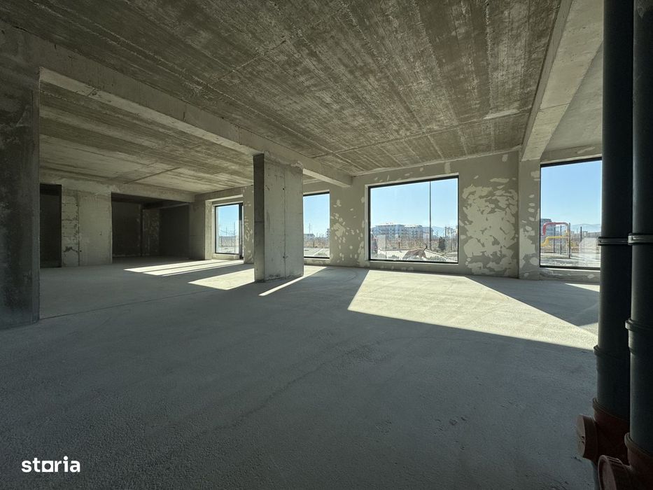Spatiu Comercial Nou, vitrina mare, parcari + statii electrice SIBIU