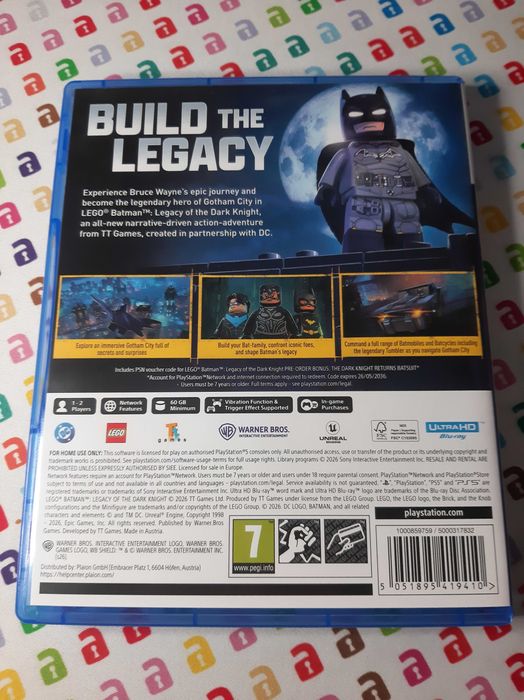 Lego batman legacy of the dark knight ps5 270lei