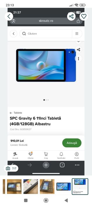 Tableta, SPC Gravity 6 11", 4MB, 128GB