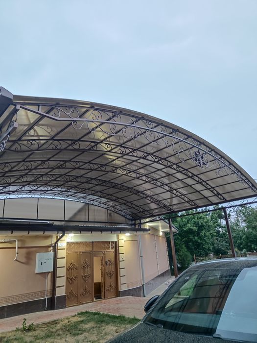 Навес куриш хизмати лексан, профнастил