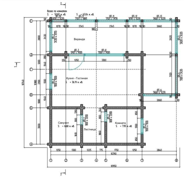Продается сруб дома