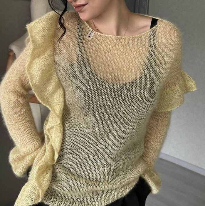 Паутинка джемпер из мохера