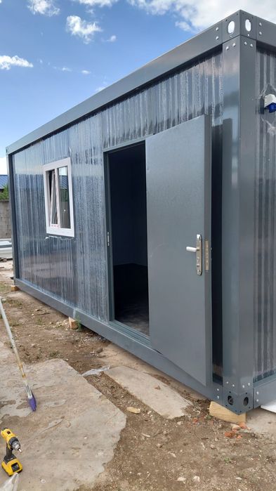 Container modular, birou, spatiu depozitare, organizare santier
