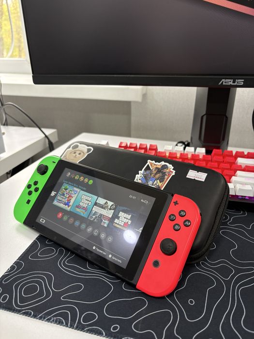 Прошитая Nintendo Switch Standart Kefir 128Gb
