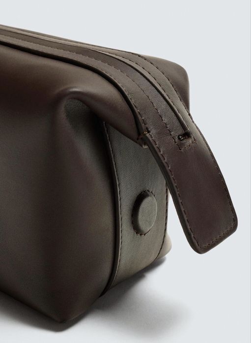 Trusa toaleta / borseta piele naturala  Zara man -  ideal cadou premiu