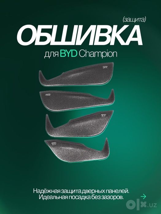 Карбоновая защита обшивки дверей для BYD Champion