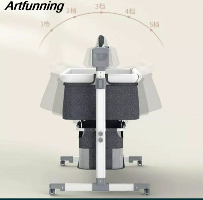 Доставка бесплатная. Детская электрическая люлька Прикроватная кроватк