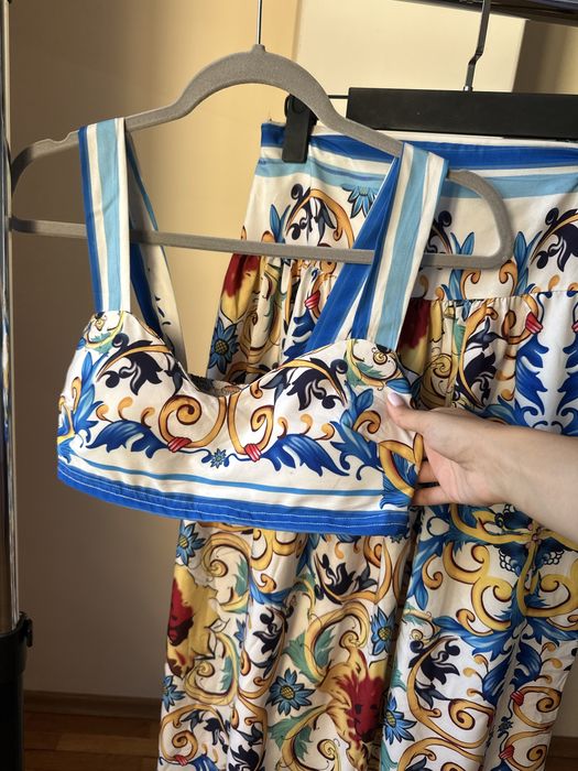 Летен сет от 2 част /dolce gabbana стил