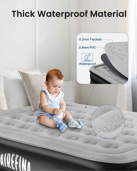 Saltea gonflabilă Airefina, autogonflabilă