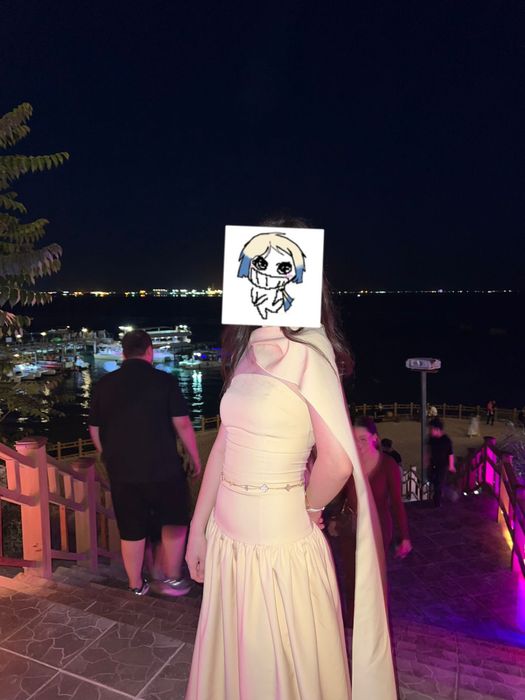 Платье желтый женский