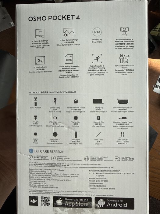 Dji osmo pocket 4 creator combo