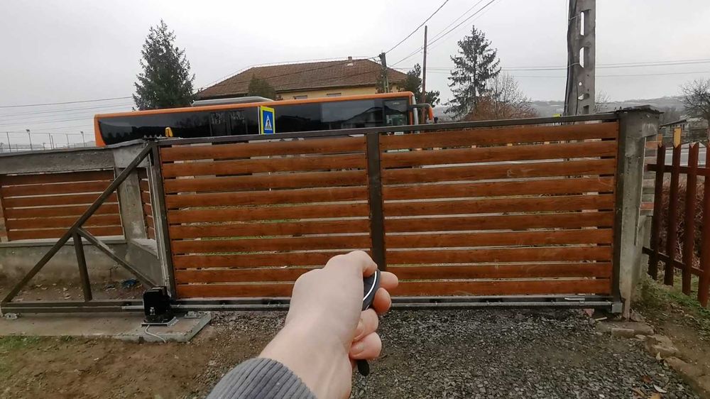 Automatizare poarta batanta culisanta sina Motorline montaj Dej