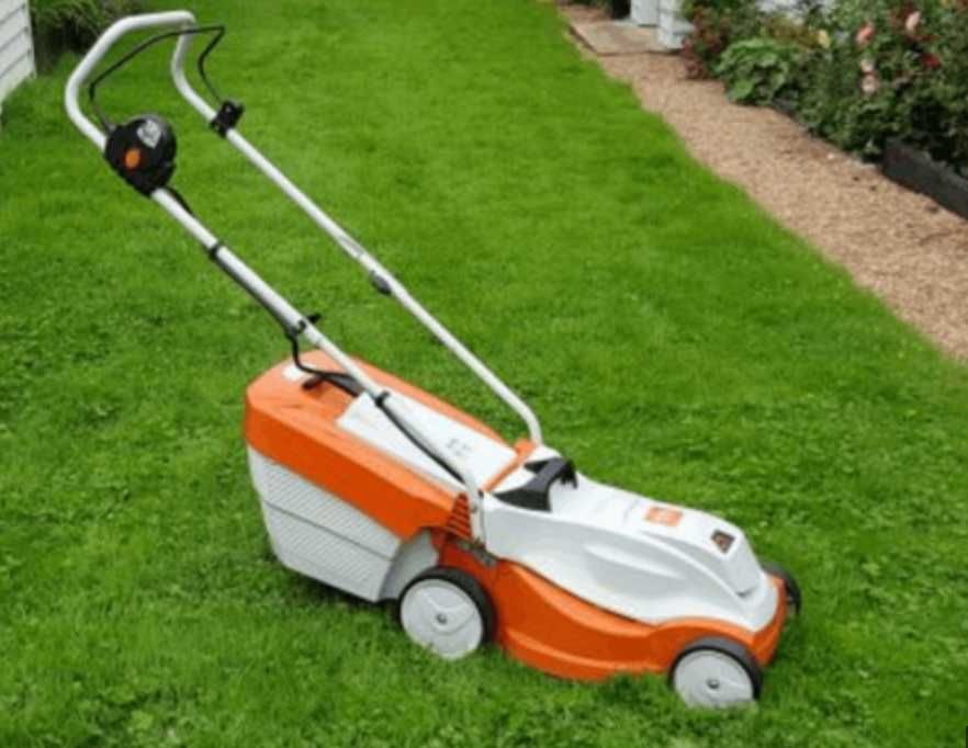 Электрическая газонокосилка STIHL RME 235, gazon o‘rish, gazonokosilka
