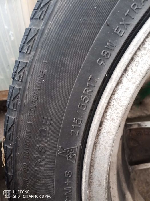 Джанти с гуми и гайки за Мицубиши аутлендур 17 цола