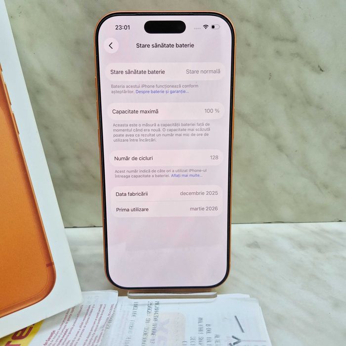Apple iPhone 17 Pro 256GB 5G Cosmic Orange, Zeus Amanet Militari 37299