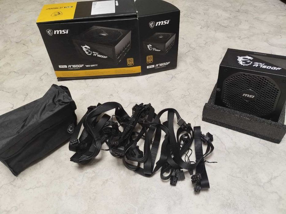 Блок питания ATX 750W MSI MPG A750GF