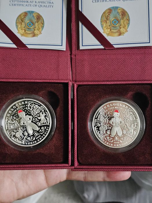 Монеты серебро Казахстана