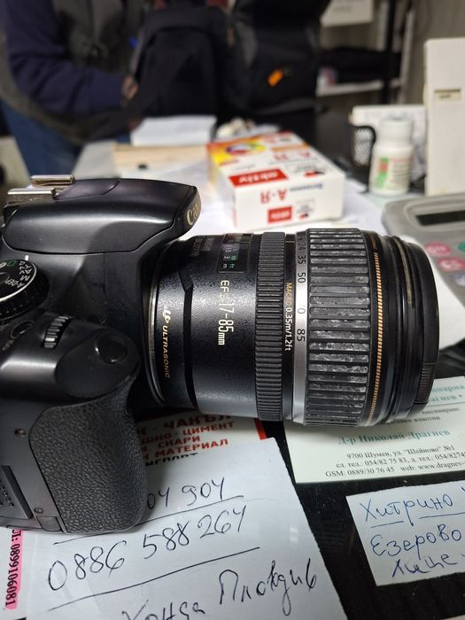 Канон EOS 450 D комплект с обектив