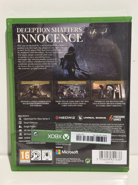 Lies of P Xbox X and one