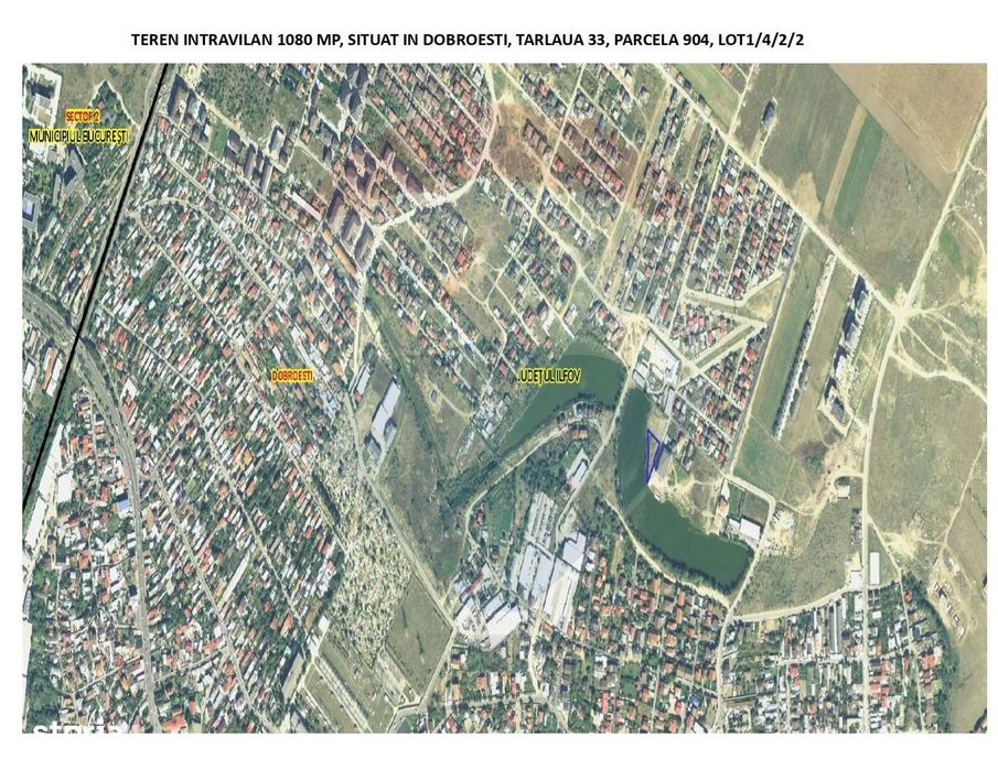 Teren intravilan de vânzare | zona Dobroești | Str. Nicolae Bălcescu