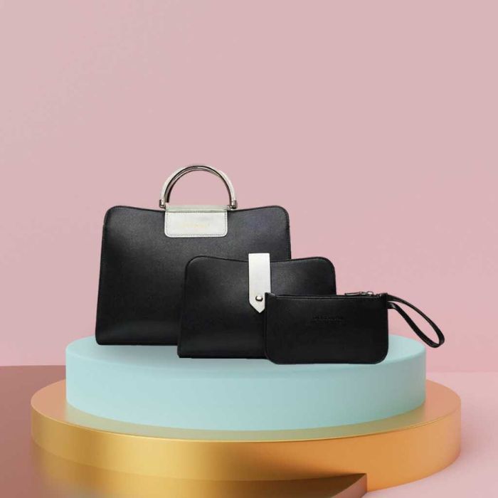 Комплект дамски чанти с модерен дизайн