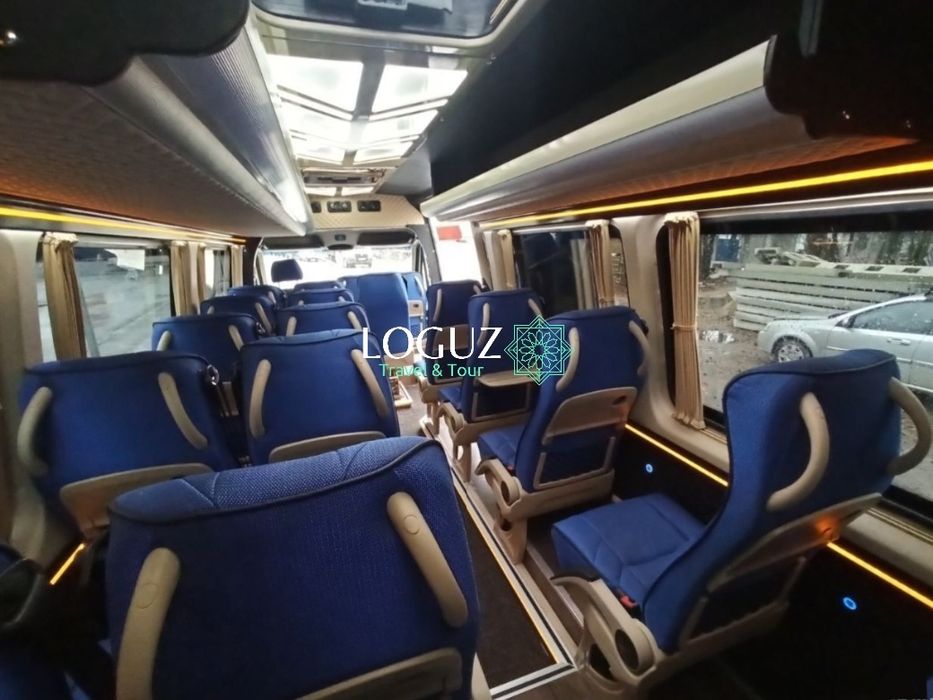Услуги микроавтобуса Бизнес класса Поездки Амирсай Бочка Чимган Чарвак