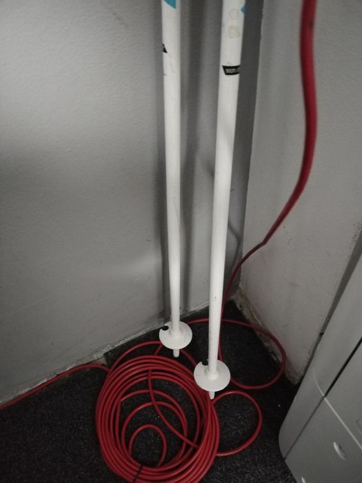 Bete ski copii 90cm albe
