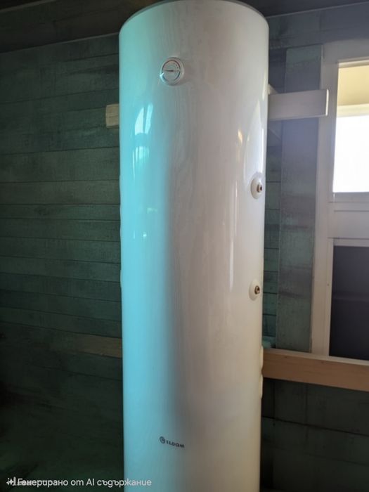 Бойлер Eldom 150 л 3kW вертикален с 2 серпентини (паралелни) десни/емайлира