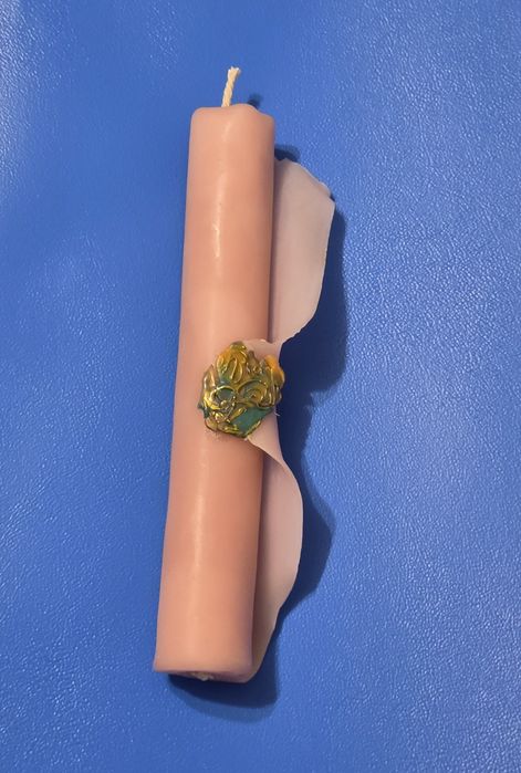 Lumânare handmade din ceară de albine 100%