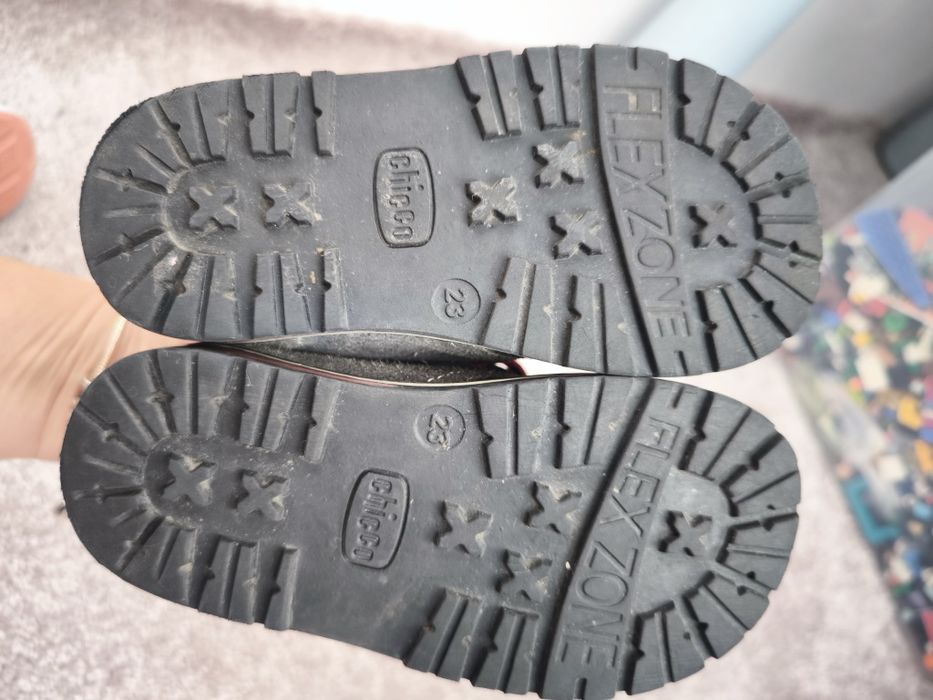 Pantofi  primăvară Chicco piele întoarsă 23