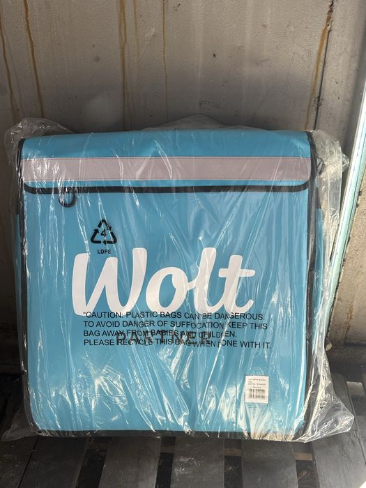 Wolt сумка 1шт ашылмаған жаңа