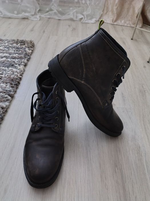 Ghete bărbați,piele naturală, mărime 40