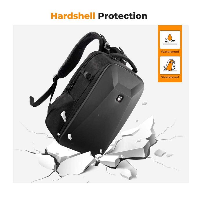 Фотографска раница K&F Concept Hardshell раница с отделение за лаптоп