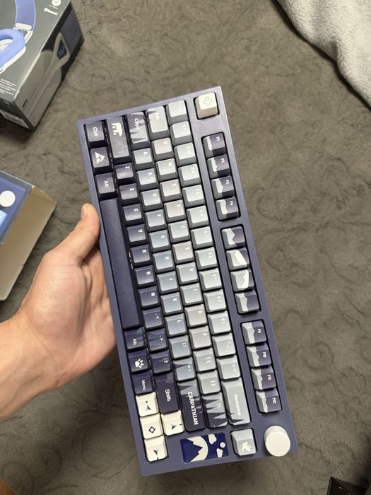 Tastatura Qwerty mecanica QK75-Carpathian + mousepad