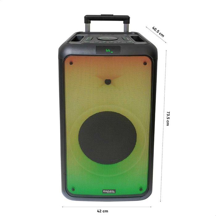 Аудио Система Ibiza Street Wave Max, 600w, С Работа на Батерия