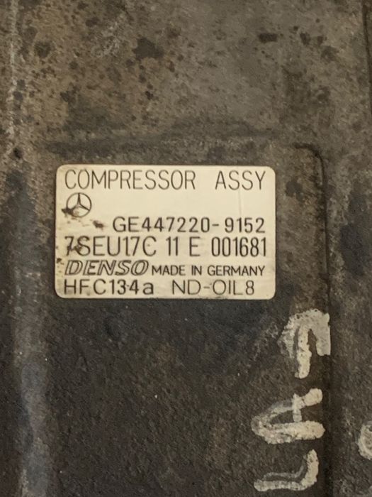 Compresor Ac Mercedes-Benz C-Class Ii W203 2000 - 2007 2.7Cdi Oem Ge