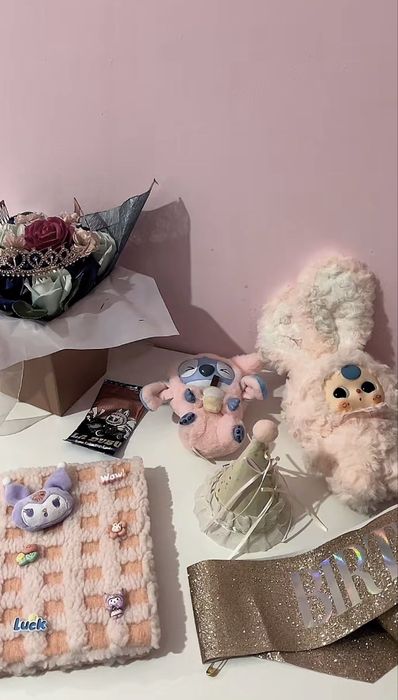 Cute gift set для девушки игрушки, букет, аксессуары