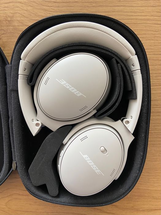 Безжични слушалки Bose - QuietComfort, цвят White Smoke