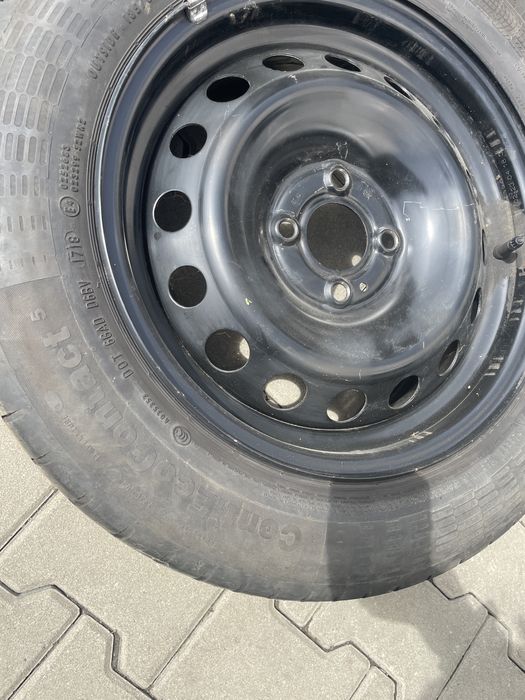 Jante Dacia Logan 4x100+ anvelope 185 65 15 Continental