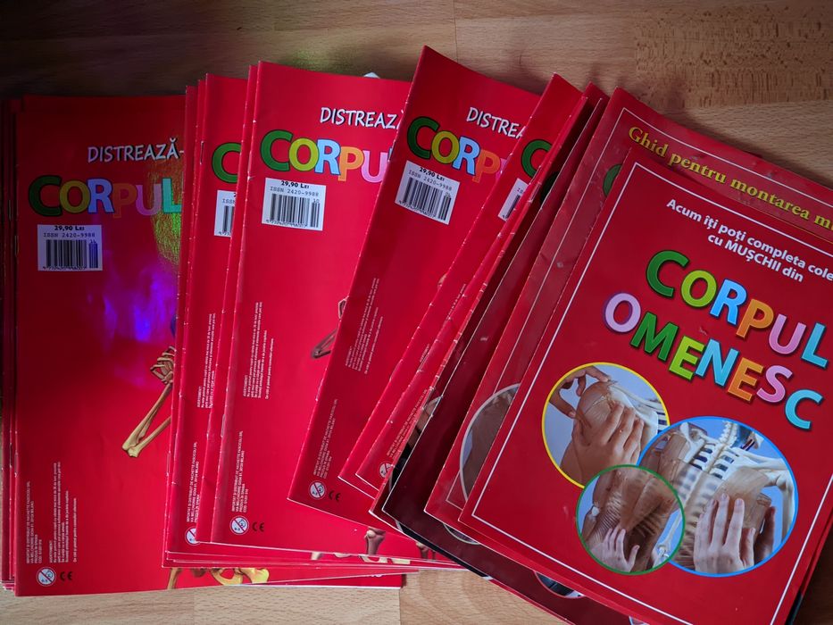 corpul uman schelet +set reviste integral