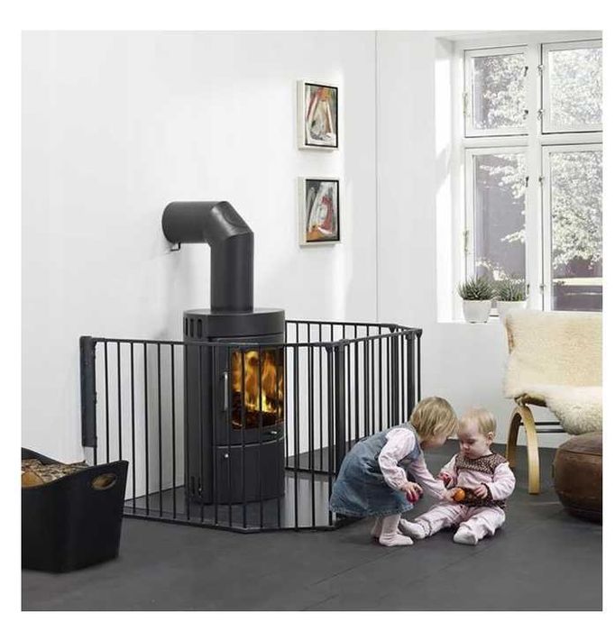 Gard Metalic de Protectie Copii/Animale/Semineu/Soba,  300x75cm