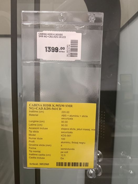 Cabina duș  90/90
