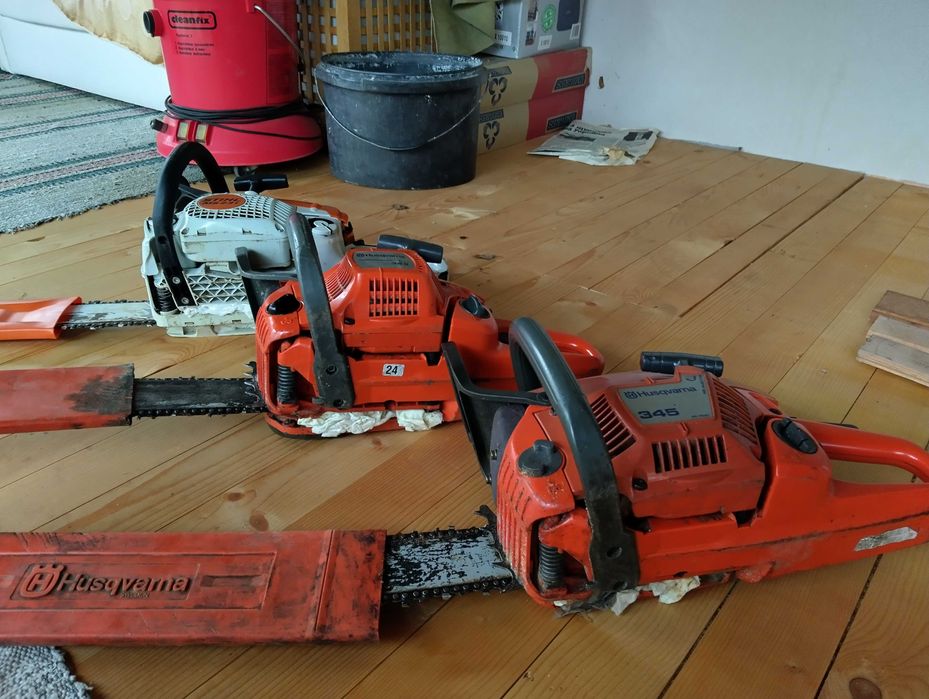Продавам бензинови моторни резачки husqvarna 345
