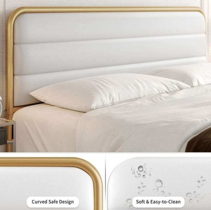 Кровать Металлическая Евро Стиле с Мягкая Обивкой Ишлаб Чикарувчидан