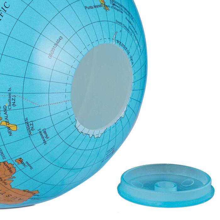 Pusculita glob pamantesc harta politica a lumii, engleza, 16,5x14x14cm